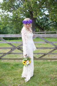 boho-bride-wearing-white-crochet-dress