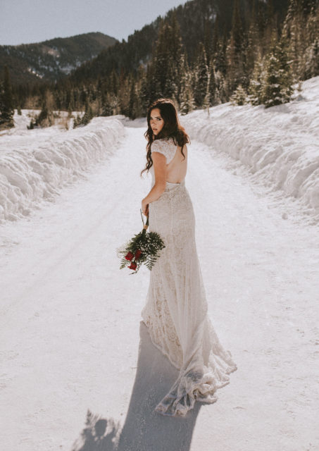 Alice Cap Sleeve Lace Wedding Dress | Dreamers and Lovers