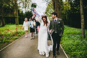 UK-bohemian-bride-wearing-ivory-crochet-wedding-dress-dreamersandlovers