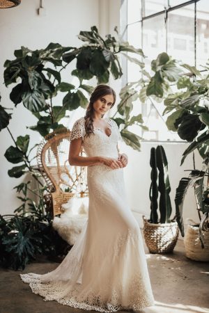 cotton lace gown