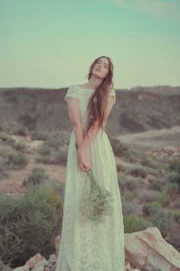 dreamers-and-lovers-open-back-lace-boho-wedding-dress-with-full-skirt-featured-in-the-desert-bridal-editorial