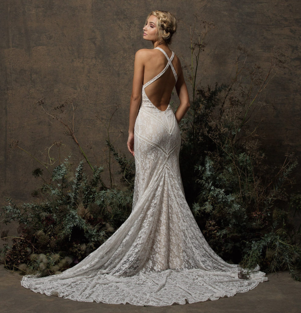 Dita Backless Boho Lace Wedding Dress | Dreamers and Lovers