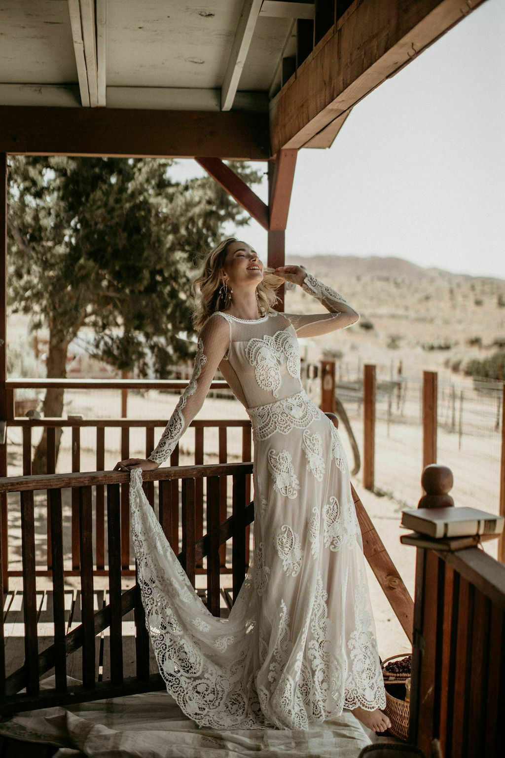 Isabella Lace Bohemian Wedding Dress