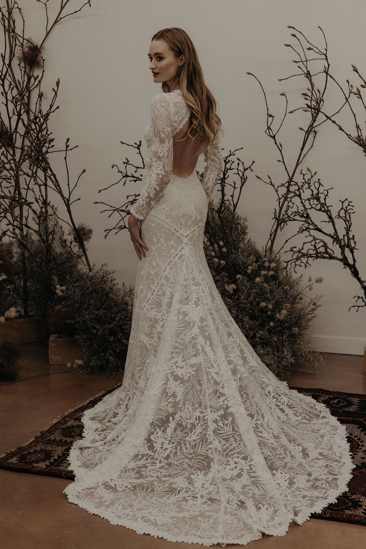 Violetta Backless Boho Wedding Dress