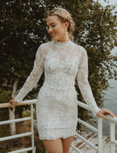 Sparrow-short-wedding-dress-with-sleeves