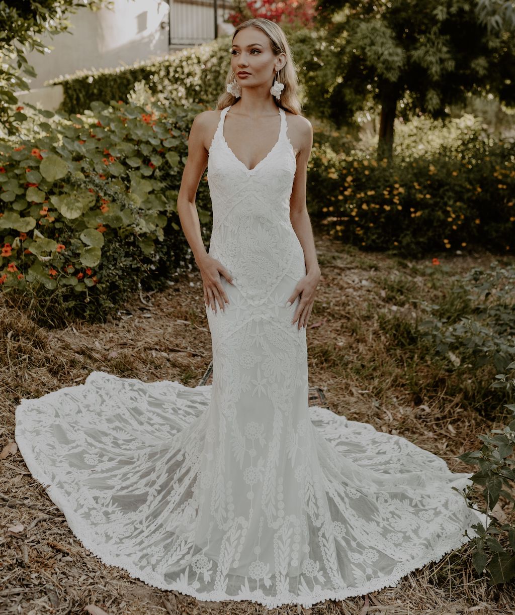 Tessa Backless Lace Wedding Dress